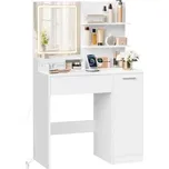 Toaletní stolek s LED zrcadlem RDT138W01 228856318