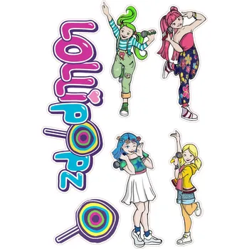 Jedlá dekorace na dort LOLLIPOPZ-06 Materiál: Jedlý papír