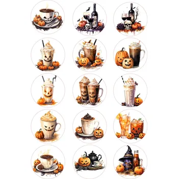 Jedlá dekorace na dort HALLOWEEN-09 Materiál: Jedlý papír