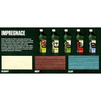 impregnace na dřevo STACHEMA CZ LIGNOFIX E-PROFI koncentrát - nové dřevo Velikost: 5 Kg, Odstin: Zelený