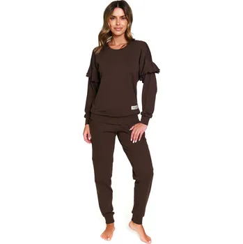 Dámské pyžamo Dámské pyžamo DOCTOR NAP PM.4351 BROWNIE L 0