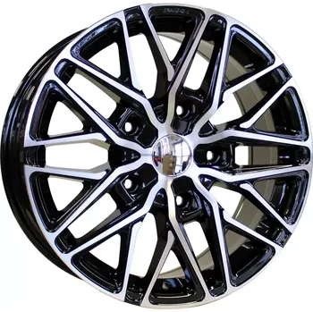 Alu kolo Alu kola Racing Line B1262, 18x8 5x120 ET50, černá + leštění (zátěžová) vhodné pro VW Multivan T5, VW Multivan T6, T6.1, VW Transporter T5, VW Transporter T6, T6.1