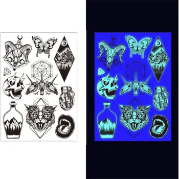 dětské šminky a malovátka Cd Svítící tetování Typ: Typ: 3