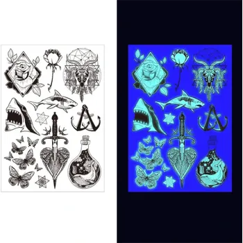 dětské šminky a malovátka Cd Svítící tetování Typ: Typ: 1