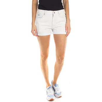 Dámské kraťasy Pepe Jeans Dámské kraťasy MABLE SHORT Barva: denim (odpovídá obrázku), Velikost: W28