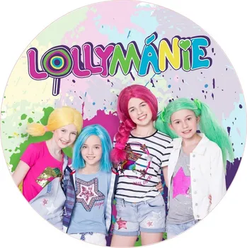 Jedlá dekorace na dort LOLLIPOPZ-14 Materiál: Jedlý papír