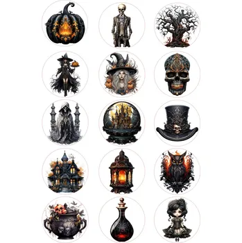 Jedlá dekorace na dort HALLOWEEN-14 Materiál: Jedlý papír