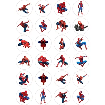 Jedlá dekorace na dort SPIDERMAN-22 Materiál: Jedlý papír