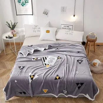 Dětská deka Příjemná plyšová univerzální jarní deka | dětská deka, přikrývka - 2 , 150x220cm