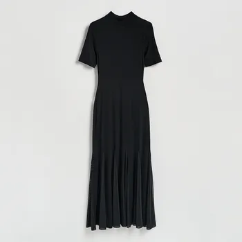 Dámské šaty Reserved - Šaty s ozdobnými klíny - černý - 237HP-99X - 237HP-99X-M