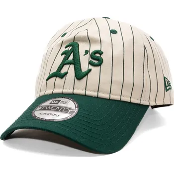 Kšiltovka Kšiltovka New Era - MLB Pinstripe 9TWENTY - Oakland Athletics - Dark Green velikost One Size (56-59 cm)