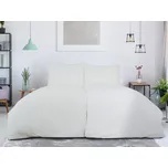 B.E.S. - Petrovice, s.r.o. Povlečení jednobarevný KREP Hotel kapsa 140x200+70x90 - bílá