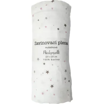 PREM Plena zavinovací 120x120 cm, tisk - hvězdičky