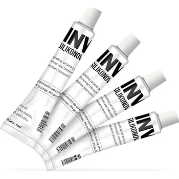 Sada 4 ks INVITAL silikonové vazelíny v tubě