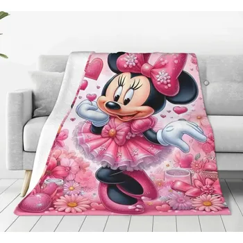 Dětská deka Mickey a Minnie zamilovaná flísová deka | dětská deka, flísová deka - jako obrázek , 76x102cm