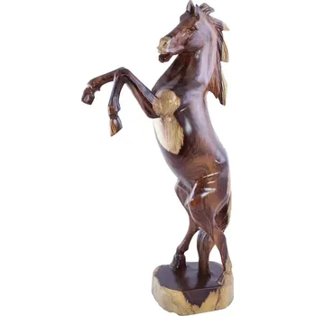 Dřevěný koník z palisandru 30 cm