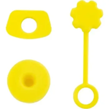 Silikonová zátka na tumbler Stanley | nepropustné víčko, příslušenství kelímku - B-žlutá