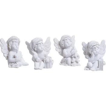 Vánoční dekorace andílek 4,5 cm / 128CAN01769 se stromečkem