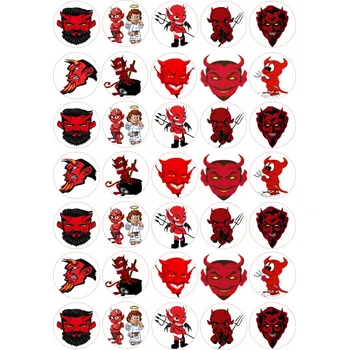 Jedlá dekorace na dort MIKULÁŠ-02 Materiál: Jedlý papír