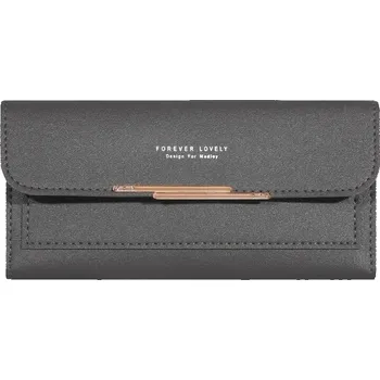 Peněženka Stylová mini peněženka se zipem a přihrádkami | dámská peněženka, mini peněženka - Tmavě šedá