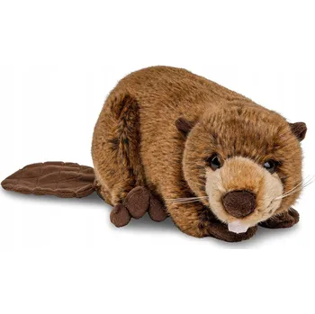 plyšák Bobr realistická plyšová hračka beaver UNI-TOYS 30 cm
