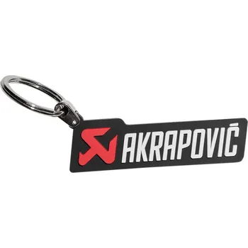 AKRAPOVIČ klíčenka HORIZONTAL black/white/red