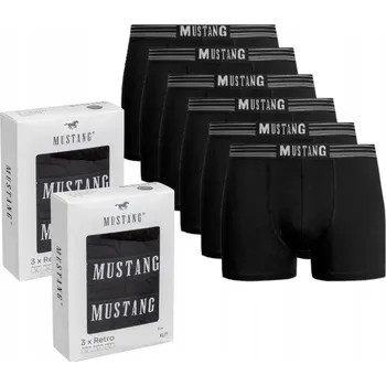 Boxerky Boxerky MUSTANG True Denim BALENÍ 6 KUSŮ vel. XXL