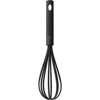 Šlehací metla BRABANTIA Black Line 27,6&nbsp;cm – nylonová šlehací metla