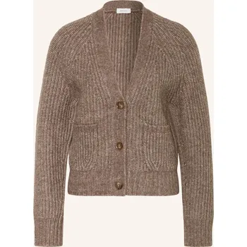 Dámský svetr Darling Harbour Dámský Pletený Kardigan, dark taupe melange, 34