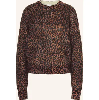 Dámský svetr Lala Berlin Dámský Svetr Kira, hnědá / černá / tmavě fialová, 40