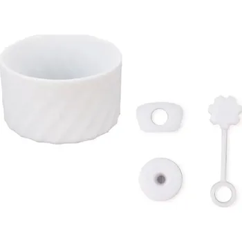 Láhev Protiskluzový návlek na termo láhev | rukáv, doplněk - bílá-1 sada