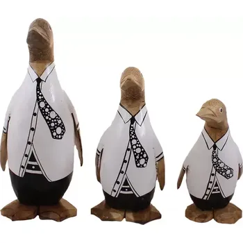 Soška tučňáka s vázankou 30 cm