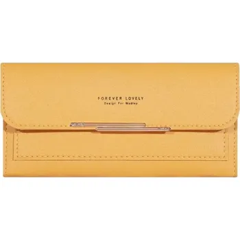 Peněženka Stylová mini peněženka se zipem a přihrádkami | dámská peněženka, mini peněženka - Žluť