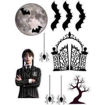 Jedlá dekorace na dort WEDNESDAY-15 Materiál: Jedlý papír