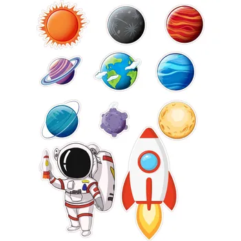 Jedlá dekorace na dort VESMÍR-14 Materiál: Jedlý papír