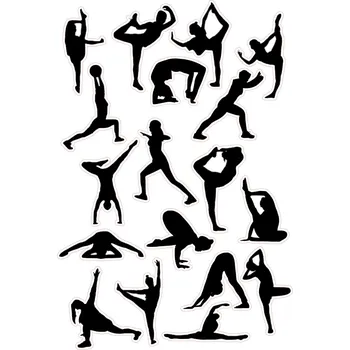 Jedlá dekorace na dort SILUETY-15 Materiál: Jedlý papír