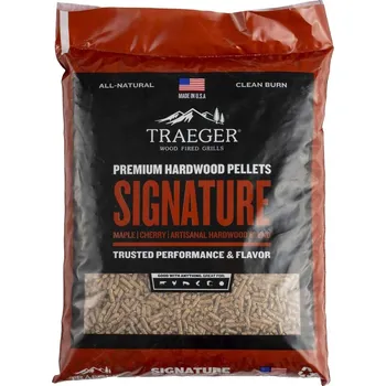 Tuhé palivo Traeger Signature Blend dřevěné BBQ pelety 9 kg