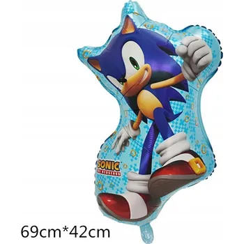 Balónek Fóliový balónek SONIC postava 77x60 cm