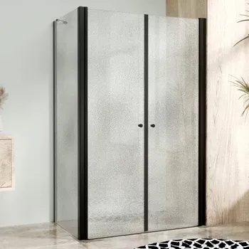 BETA COMBI Black 90x90 Grape Čtvercový sprchový kout bez vaničky