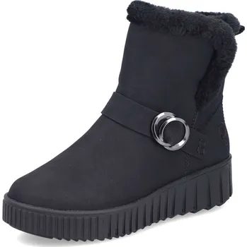 Dámské kozačky Dámská kotníková obuv RIEKER Y6166-00 černá W5 42