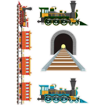 Jedlá dekorace na dort VLAKY-23 Materiál: Jedlý papír