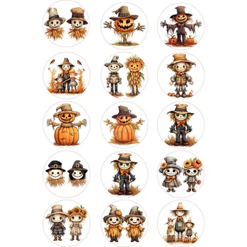 Jedlá dekorace na dort HALLOWEEN-05 Materiál: Jedlý papír