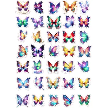 Jedlá dekorace na dort MOTYLI-36 Materiál: Jedlý papír