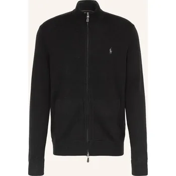 Pánská móda Polo Ralph Lauren Pánský Pletený Kardigan, černá, XL