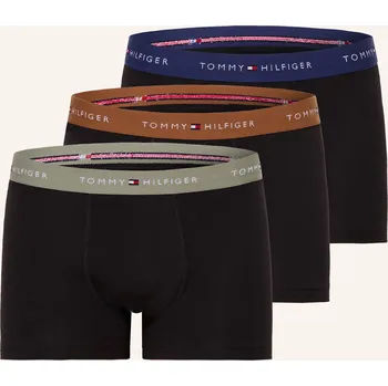 Boxerky Tommy Hilfiger Pánské Boxerky, 3 Kusy V Balení, černá, 50
