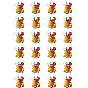 Jedlá dekorace na dort MIKULÁŠ-12 Materiál: Jedlý papír