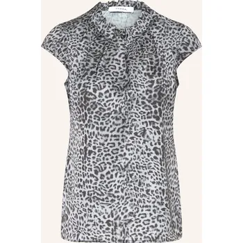 Dámská halenka Comma Dámský Halenkový Top Sonja Ze Saténu S Volánky, šedá /...