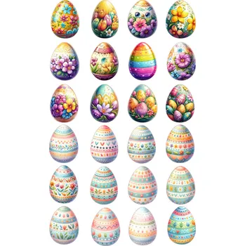 Jedlá dekorace na dort VELIKONOCE-09 Materiál: Jedlý papír