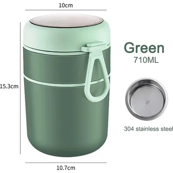 Termobox Termo box na jídlo s víkem | termoska, termo nádoba - Dvojitá vrstva