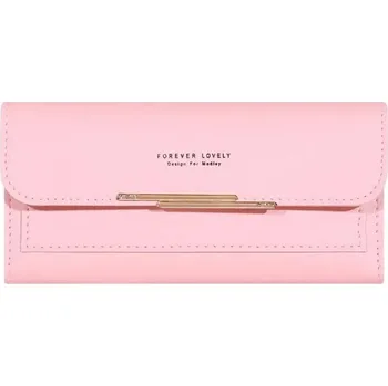 Peněženka Stylová mini peněženka se zipem a přihrádkami | dámská peněženka, mini peněženka - Růžový